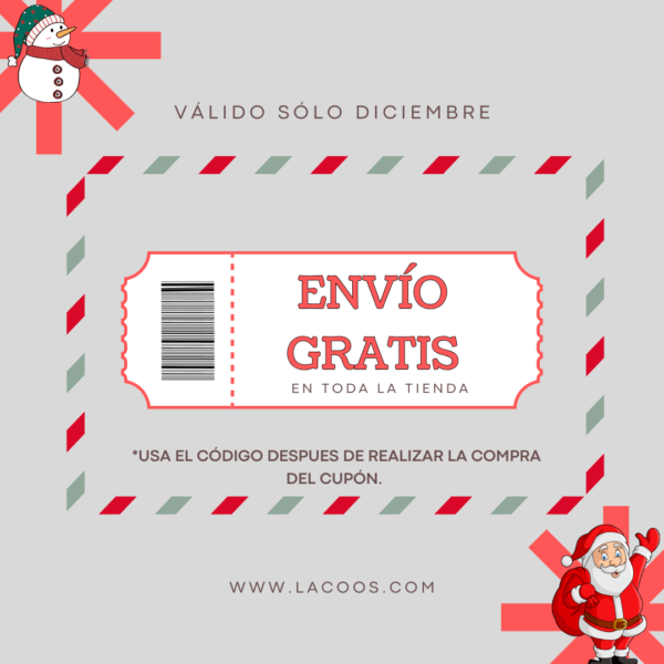CUPÓN DESCUENTO NAVIDAD ENVIOS GRATIS